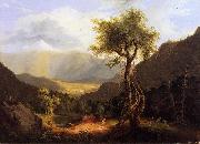 Thomas Cole View in the White Mountains oil painting artist